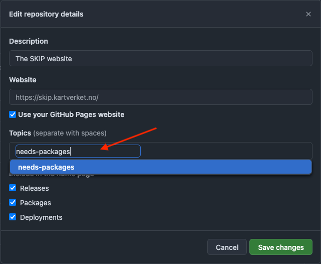 Legg til topic steg 2